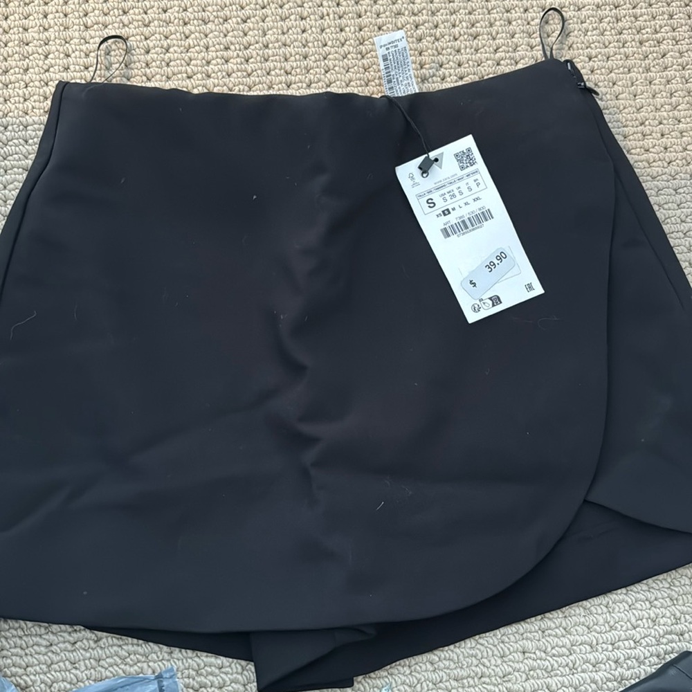 Zara Black Women's Skort